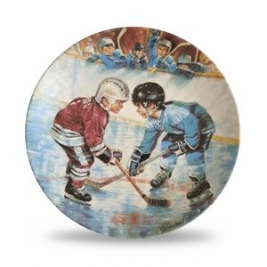 Hockey Themed Decorative Plate